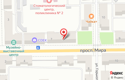Аптека Планета Здоровья в Кирово-Чепецке, на проспекте Мира, 7 на карте