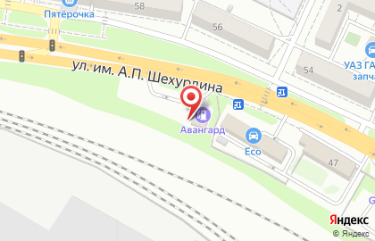 Автосалон Авангард в Ленинском районе на карте