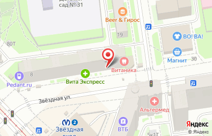 Ювелирный магазин 585Gold в Московском районе на карте