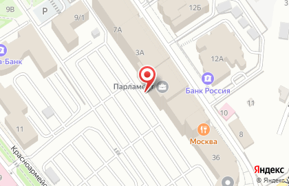 Бизнес-центр Парламент на карте