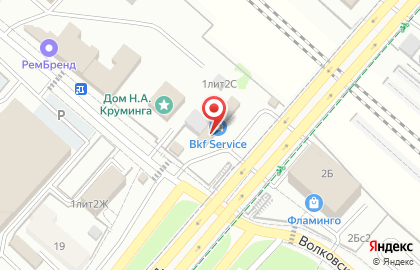 Автомойка самообслуживания BKF Service на Красной улице на карте