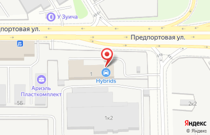 Автотехцентр HYBRIDs.ru на карте