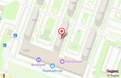 Студия красоты Эстетика на Бурнаковской улице на карте