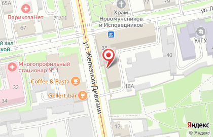 Больница Практика на улице Льва Толстого на карте