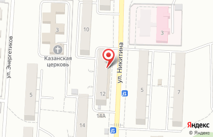Торговый дом Светлана на улице Никитина на карте