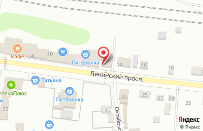 Аптека Апрель в Тамбове на карте