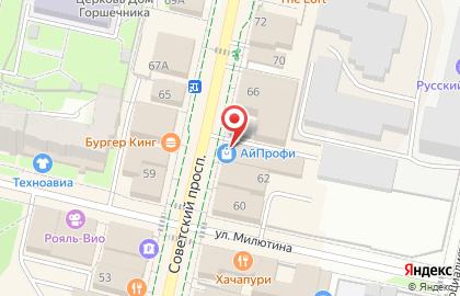 Салон связи Хорошая связь на Советском проспекте на карте