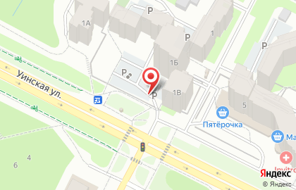 Автостоянка Рантье Интернешнл в Мотовилихинском районе на карте