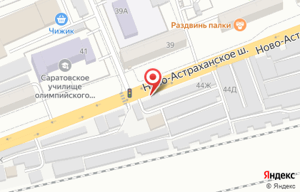 Шиномонтажная мастерская в Заводском районе на карте