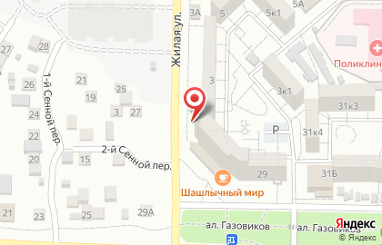 Салон оптики Мир без очков на Жилой улице на карте