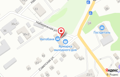 Автокомплекс Автобаня на Советской улице на карте