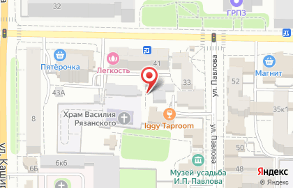 Душевная кухня на улице Павлова на карте