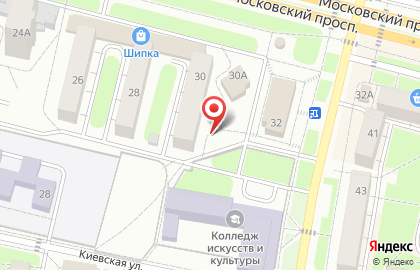 Шипка на Московском проспекте на карте