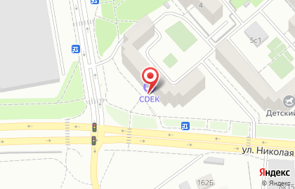 Служба доставки и логистики Сдэк на Суздальской улице на карте