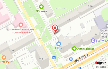 Киоск по продаже фруктов и овощей на улице Братьев Игнатовых на карте
