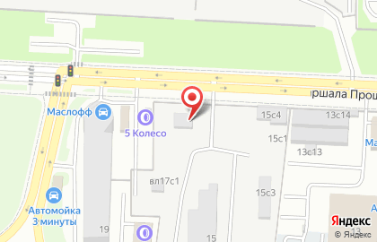 Автосалон 5 колесо в Москве на карте