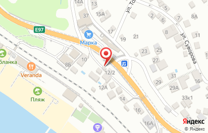 Самотлор в Лазаревском районе на карте