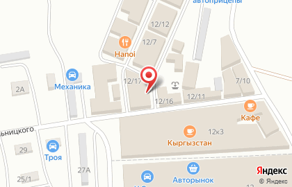 Магазин автоэмалей и оборудования для автосервиса Колор Авто на улице Катанова на карте