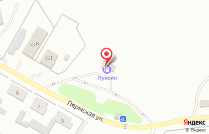 АЗС №68 на Пермской улице на карте