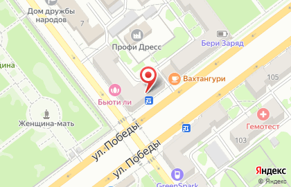 Банк ВТБ на Воронежской улице на карте