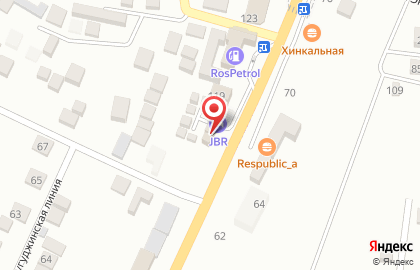 GBR в Кировском районе на карте