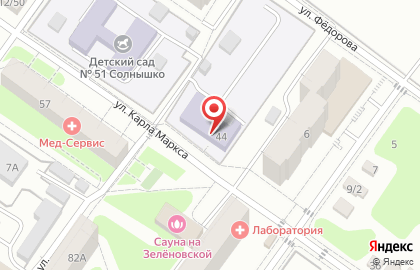 Детский сад комбинированного вида Сказка №36 на карте