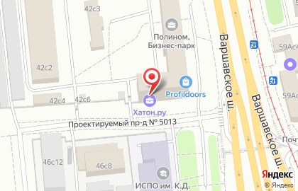 Интернет-магазин Aeromotus на Варшавском шоссе на карте