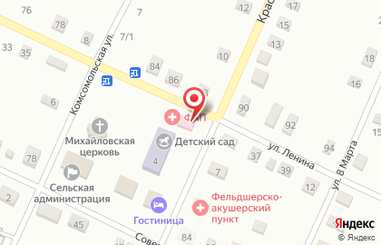 Городская больница г. Соль-Илецка на Красноармейской улице на карте