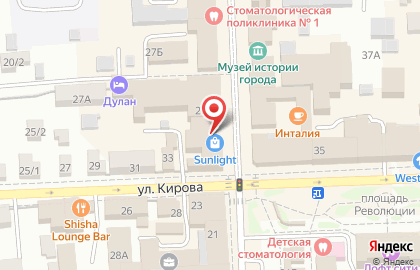 Праздничное агентство Весёлый шарик в Советском районе на карте
