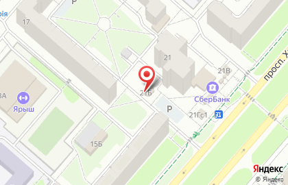 Пекарня ЖАР свежар на улице Химиков, 21б в Нижнекамске на карте