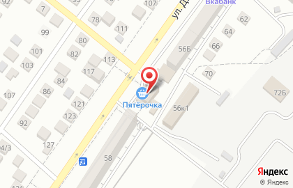ОАО Банкомат, Банк Москвы на улице Дзержинского на карте