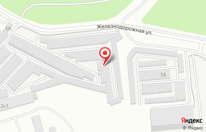 Автотехцентр Чайка на Железнодорожной улице на карте