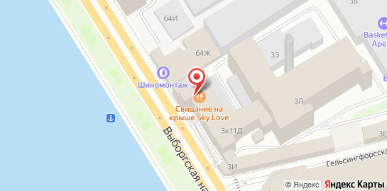 Спа-комплекс Петровские бани на Гельсингфорсской улице на карте