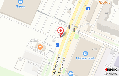 Кофейня Art Coffee на улице Ульянова на карте