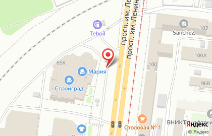 Билборды (6х3 м) от РА Экспресс-Сити на улице им В.И.Ленина 65 на карте