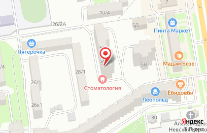 Зубная поликлиника в Ростове-на-Дону на карте