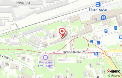 Ателье Татьяна на Февральской улице на карте