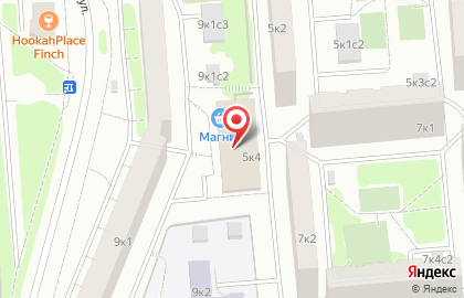 Парикмахерская в Москве на карте