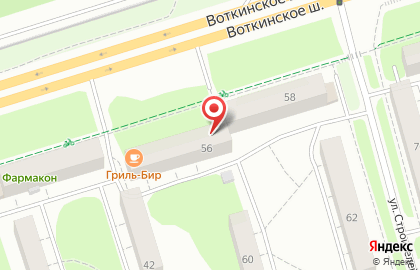 Прокуратура Индустриального района на Воткинском шоссе на карте