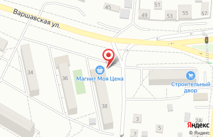 Аптека Новая больница на Варшавской улице на карте