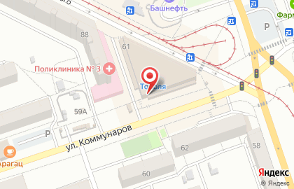Пивная лавка лавка в Орджоникидзевском районе на карте