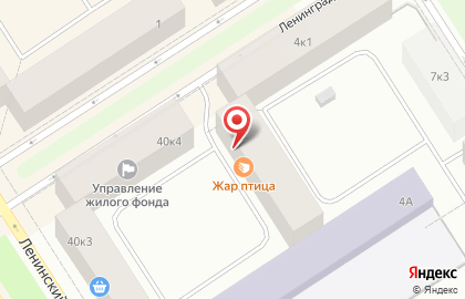 Агентство недвижимости Северный дом на улице Ленинградской на карте