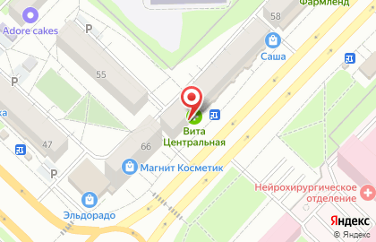Аптека Вита в Тюмени на карте