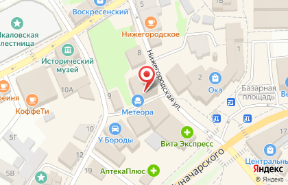 Компания натяжных потолков в г. Павлово на карте