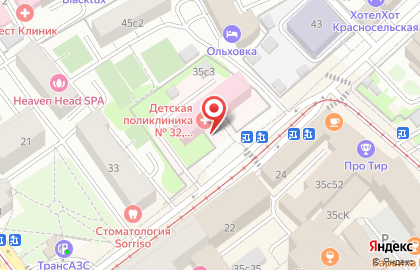 Центрального АО при Поликлинике # 15 на карте