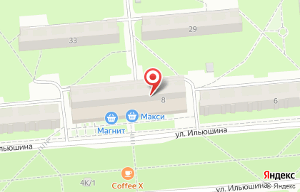 Банкомат БАНК УРАЛСИБ, филиал в г. Вологде на улице Ильюшина на карте