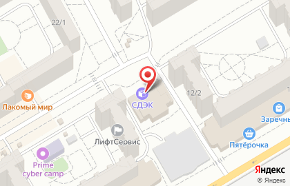 Магазин канцтоваров Линейка на улице Конева на карте