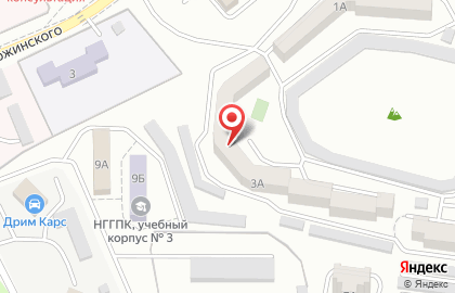 Парикмахерская Мир красоты на улице Дзержинского на карте