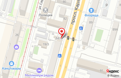 Пекарня Пекарушка на проспекте Карла Маркса, 84/1 на карте