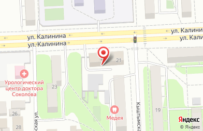 74 в Калининском районе на карте